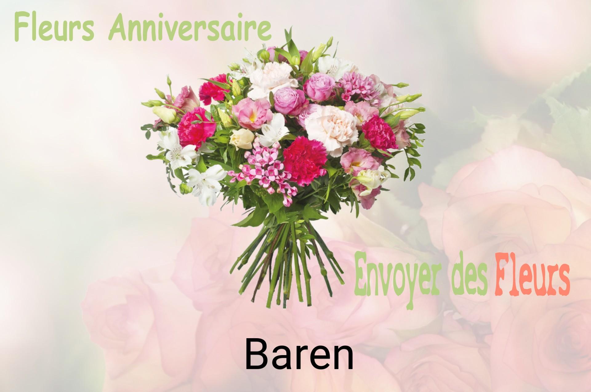 Bouquet de fleurs d’anniversaire livré à Baren