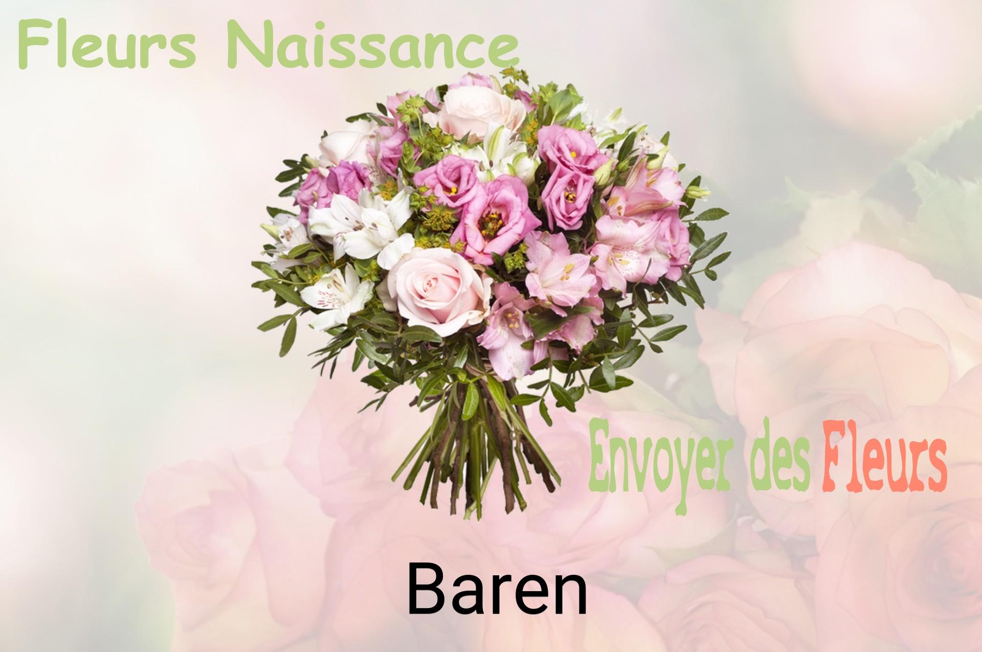 Bouquet de fleurs de naissance livré à Baren